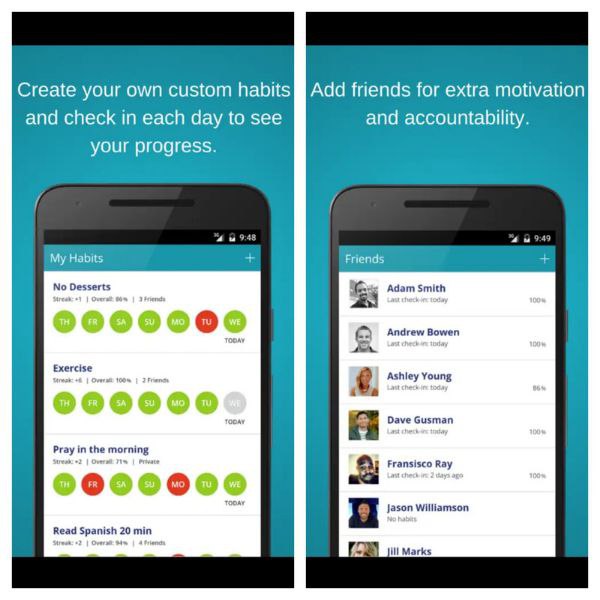 HabitShare Apps para vencer maus hábitos
