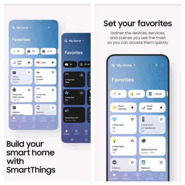 SmartThings aplicativos para smart home