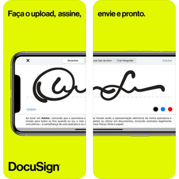 DocuSign assinar documentos digitalmente