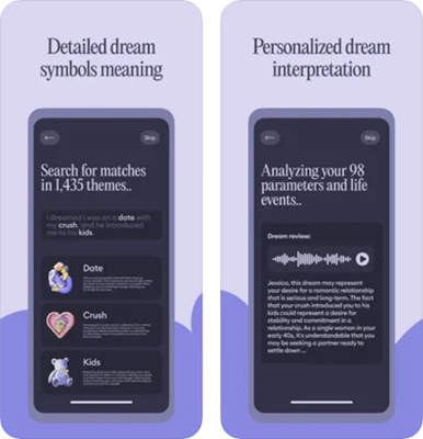DreamApp aplicativos interpretar sonhos