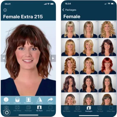 Aplicativos de Simulação de Corte de Cabelo