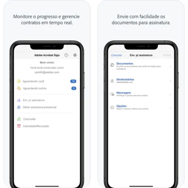 Adobe Acrobat Sign assinar documentos digitalmente